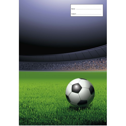 Buy Kids School Soccer Exercise A4 Book Covers | Label Kingdom